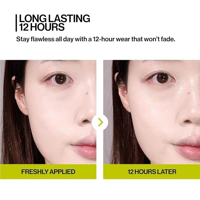 UNLEASHIA Foundation Makeup Healthy-Green Cushion Refill - 15g, Lightweight Buildable Coverage, Vegan Makeup, Natural Satin Finish(18C)