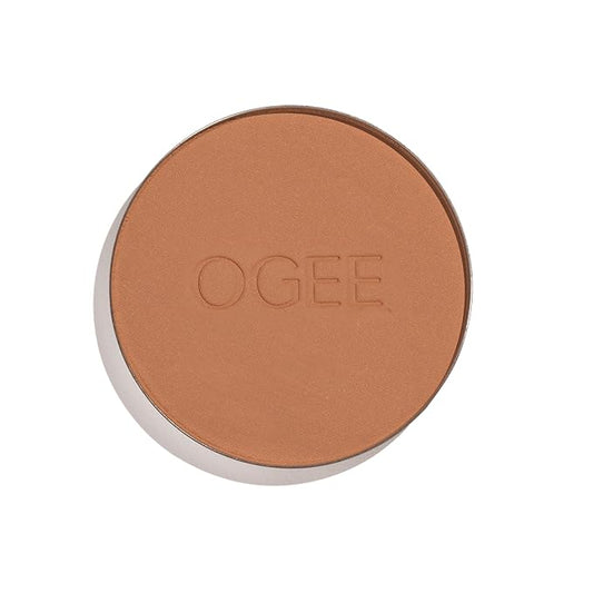 Ogee Sculpted Skin-Perfecting Makeup Setting Powder - (Sienna - REFILL ONLY) - Lightweight Powder Foundation Made with 70% Organic Ingredients