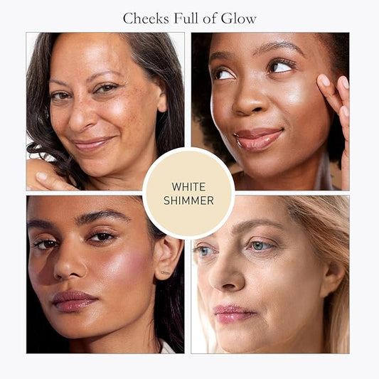 Face Highlighter Stick, Long Wearing Blendable and Buildable Color Cream Highlighter Makeup Stick- Natural Ingredients & Clean Beauty Makeup Highlighter for Face