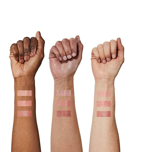 No7 Lip & Cheek Tint - Lightweight Lip and Cheek Stain for Rosy Lips & Natural Face Blush - Multipurpose Face Makeup with a Hydrating, Dewy Finish - Dusk Pink (10ml)