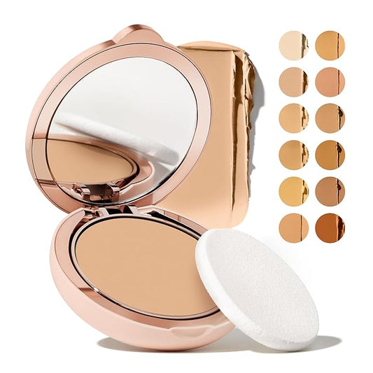 by Sofia Vergara - Ilumina CC Creamy Compact SPF 50+ Mineral Broad Spectrum Sunscreen for Face + Ilumina Brush - CC cream foundation with spf 50 - MAKEUP - 1C Bundle