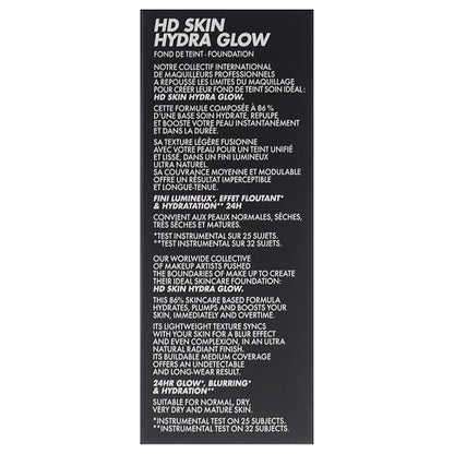 HD Skin Hydra Glow - 1R02 Cool Alabaster by Make Up For Ever for Women - 1 oz Foundation