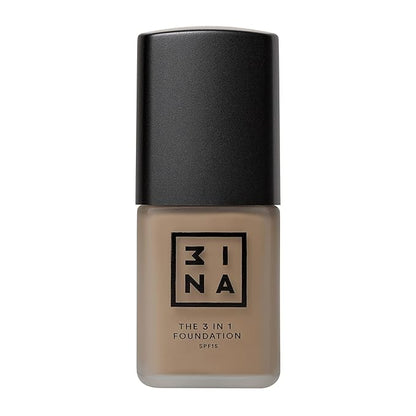 3INA The 3-In-1 Foundation 215 - Vegan Formula - Combination Of Primer, Concealer And Foundation - Medium Coverage - Natural Finish - Perfect For Covering Lines And Blemishes - Long Lasting - 1.01 Oz