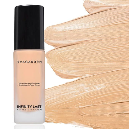 Infinity Last Foundation - Amazing Duration Gives Second Skin Effect - Soft and Creamy, Liquid Texture Results in Natural Finish - Easily Blendable - Satin Look - 265 Natural - 1.01 oz