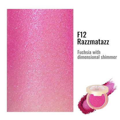 Oulac Blush&Highlighter 2 in 1,Purple Makeup