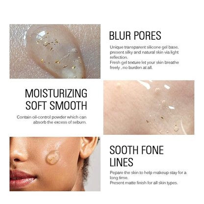Full Coverage Liquid Concealer for Eye Circles & Face Primer Makeup Base, Long Wear Waterproof Smooth Creamy Foundation Primer Corrector Flawless Poreless Cosmetic