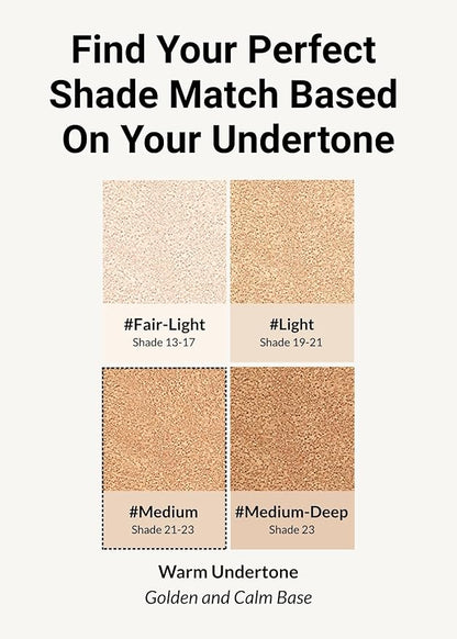 [JUNGSAEMMOOL OFFICIAL] Essential Skin Nuder Long Wear Cushion (Refill included) (Medium)