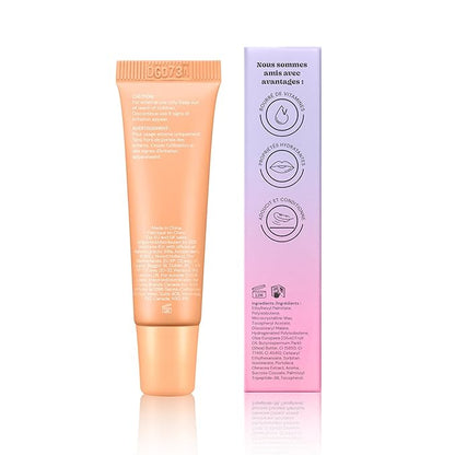 Glossmetics Sweet Peach Lip Glaze - Overnight Lip Mask for Dry Lips. Fruit Butter Lip Mask, Hydrating and Moisturizing Lip Balm for Soft, Smooth Lips. Peach, 10ml