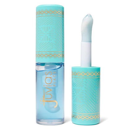 Juvia's Place Magic Lip Oil - Blue Berries - Smooth, Hydrating w/Vitamin E for Soft, Glossy, Juicy Lips - Infused with Fruit Extracts - Tinted, Shimmering, Lightweight & Non-sticky Lip Oil for Summer
