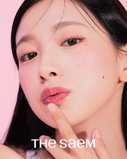 THESAEM Saemmul Candy Syrup Gloss 02 Cherry Syrup – Buildable High Shine Bouncy Lips with Cute Candy Tint - Long Lasting Plumping & Moisturizing, 0.2 fl.oz.