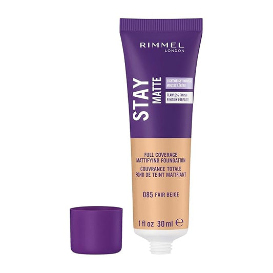 Rimmel Stay Matte Foundation, Fair Beige, 1 Fluid Ounce (Pack of 2)