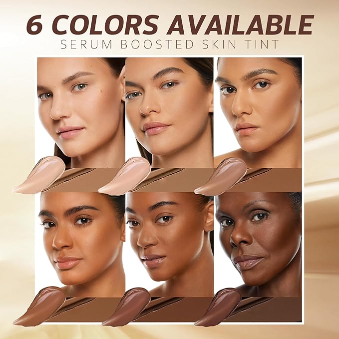 Beauty Balm Serum Boosted Skin Tint, Solid Tinted Moisturizing Serum Foundation Stick, Buildable Medium-to-Full Coverage Contour Stick for Face Makeup (#03)