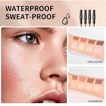 MAEPEOR Face Makeup Kit 5D Perfect Face Full Kit Contour Lipliner and Eyeliner Longlasting and Waterproof Face Makeup Set For Girls Women (Set 01)