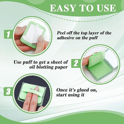 1000 pieces Skin-friendly, non-irritating, gentle blotting paper, Lightweight and breathable blotting paper (Green Tea)