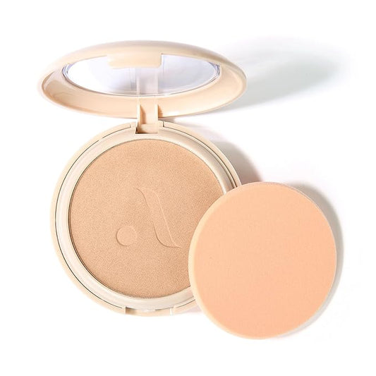 Absolute New York Velvet MFVF02 Light Medium Neutral Focus Powder Foundation | Talc-Free, 12H Long-Lasting, Lightweight