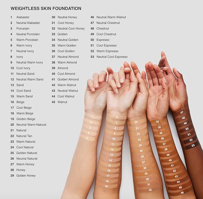 Bobbi Brown Weightless Skin Foundation, SPF 15, Warm Ivory