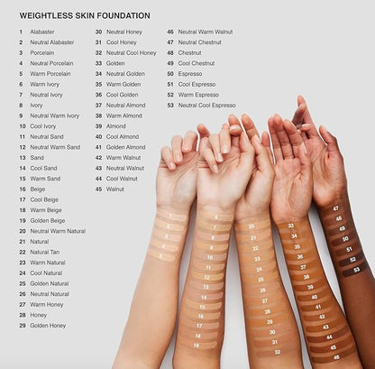 Bobbi Brown Weightless Skin Foundation, SPF 15, Warm Ivory