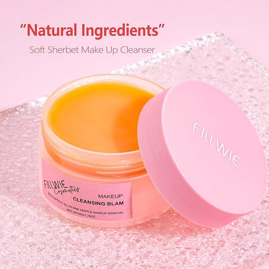Effective Makeup Cleansing Balm, Powerful Remover, Deep Cleanser for Heavy Makeup Removal, Gentle Melting Cleansing Creams, Grapefruit Extract, Travel-Size, 2-Pack(100G/3.52OZ)