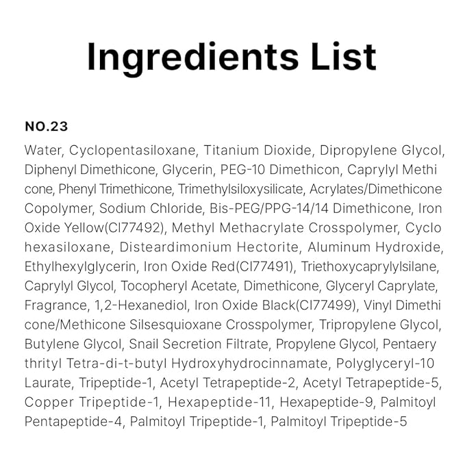 Farmstay Black Snail & Peptide 9 Perfect Cushion Foundation | Full Coverage, Lightweight, Skin-Fit, Smooth Radiant Finish, Korean Cushion Foundation (#23 Natural Beige, 0.53 Fl Oz)