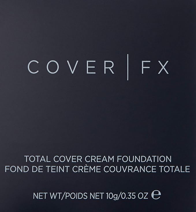 Cover FX Total Cover Cream Foundation: Oil-free Cream Foundation and Concealer - Full Coverage and Powerful Antioxidant Protection - P125, 0.35 oz.