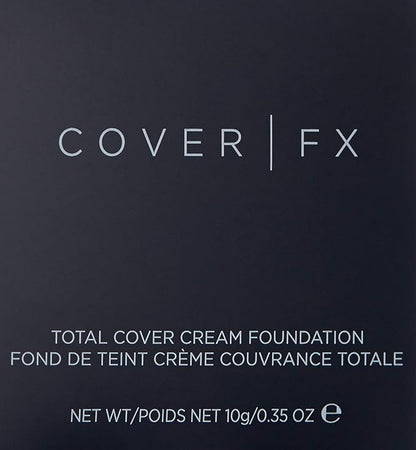 Cover FX Total Cover Cream Foundation: Oil-free Cream Foundation and Concealer - Full Coverage and Powerful Antioxidant Protection - P125, 0.35 oz.