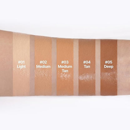 TOUCH IN SOL Pretty Filter Perfect Finish Foundation for Flawless, Natural Look -Lightweight and Full-Coverage Matte Base for All Skin Types -Face Makeup with Natural Ingredients, 1.18 fl.oz. (#4 Tan)