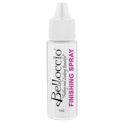 Belloccio Airbrush Makeup Finishing Spray & Setting Mist, 1 oz. Bottle - Long Lasting, Prevents Smudging and Fading - Sets Cosmetic Foundations, Concealers & Blushes