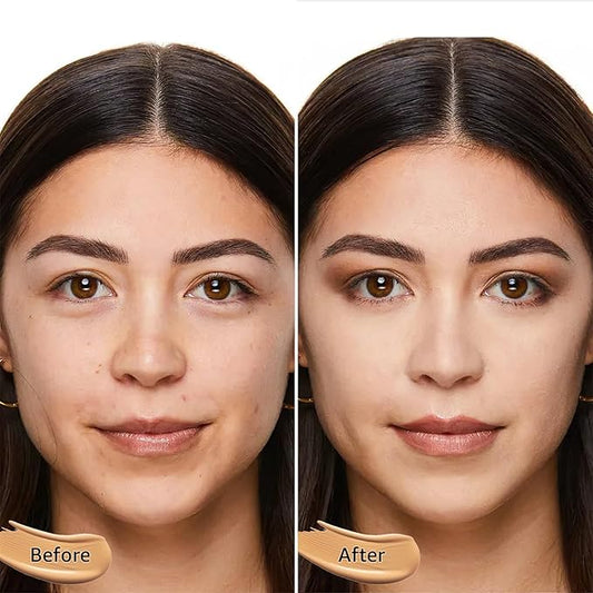 Mushroom Head Air Cushion CC Cream - BB Cream Foundation for Concealer Full Coverage Skin Moisturizing, Brighten Long - Lasting Even Color Correcting for All Skin Types (Buff Beige)