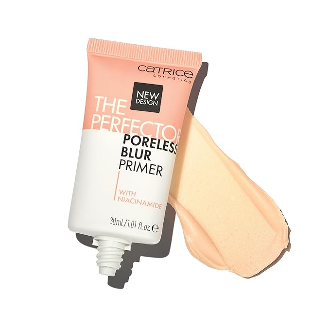 Catrice | True Skin Foundation 33 & The Perfector Poreless Blur Primer Bundle | Full Coverage Makeup | Vegan & Cruelty Free
