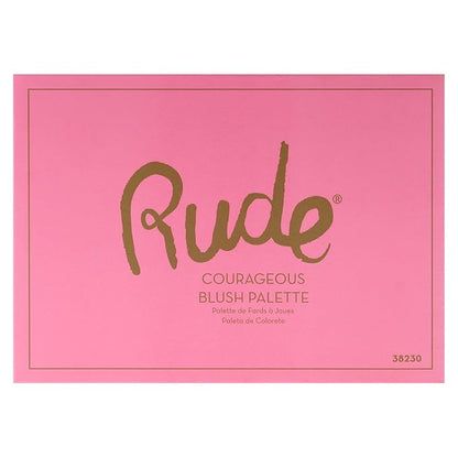 Blush Palette - Courageous by Rude Cosmetics for Women - 0.634 oz Blush