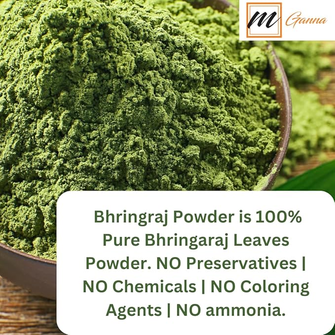 100% Natural Bhringraj Powder Pure Eclipta Alba for Hair Health & Skin 0.22 LBS 100 Grams