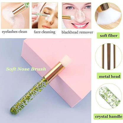 Lash Extension Cleanser, Lash Shampoo Cleaning Kits with Lash Fan, 60ml Lash Shampoo,Cleaning Brush and Wash Bottle for Lash Bath(Green)