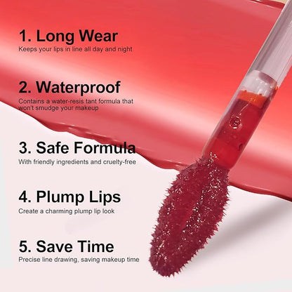 Mushroom Head Air Cushion CC Cream (Natural) Lip Stain (#05 Mauve, 1 PCS)
