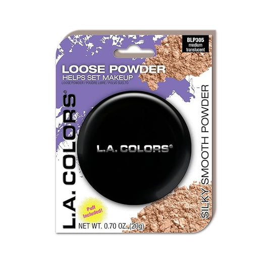 L.A. COLORS Loose Powder (carded), Medium Translucent CBLP305
