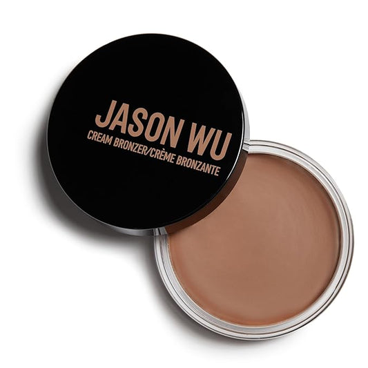 Jason Wu Beauty Cream Bronzer – Antioxidant-Rich Cream-to-Powder Bronzer with Velvet Matte Finish – Nourishes and Hydrates – Sculpted Sun-Kissed Look (Light)