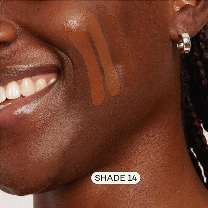 Axiology Fungdation Mushroom Foundation Face Makeup Creamy Wrinkle Defying Minimize Fine Lines Infused with Reishi Deep Hydration Natural Youthful Look Light to Medium Coverage 11.3g (Shade 14)