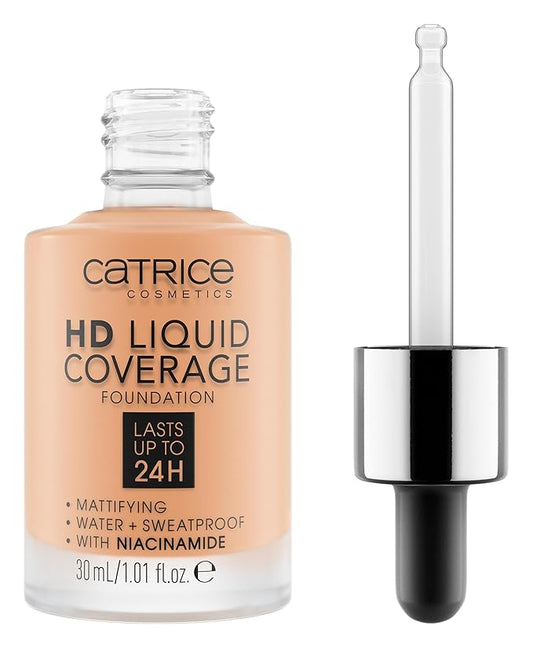 Catrice | HD Foundation 38 & The Mattifier Oil-Control Primer | Full Coverage Makeup | Vegan & Cruelty Free