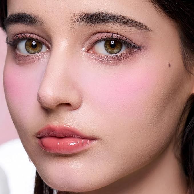 Flower Knows Butterfly Cloud Collar Rouge Box Highlighting & Blush Duo Powder 03 Pastel Lotus+Butterfly Cloud Collar Angled Powder Brush Frosty Wisteria
