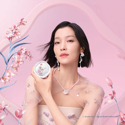 FLORASIS Flawless Jade Breathable Longwear Cushion Foundation (Ode to Embroidery) (N20 Shimmering Lotus, 1 Count)