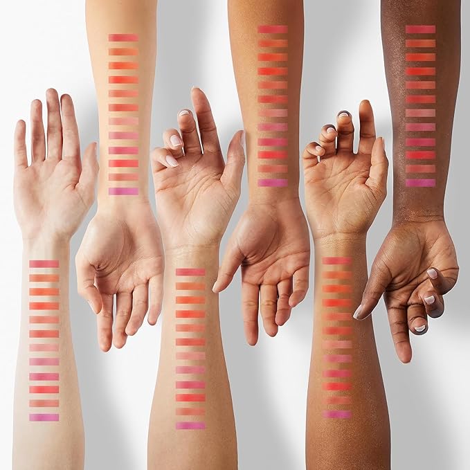 LANGMANNI 12Pcs Lip gloss Collection Makeup Set, Shiny Smooth Soft Liquid Lip Glosses Lip Stain With Rich Varied Colors For Girls And Women Makeup (Shimmery-B)