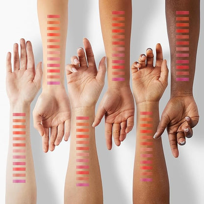 LANGMANNI 12Pcs Lip gloss Collection Makeup Set, Shiny Smooth Soft Liquid Lip Glosses Lip Stain With Rich Varied Colors For Girls And Women Makeup (Shimmery-B)