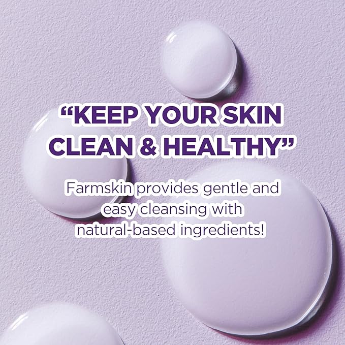 FARMSKIN Freshfood For Skin Mild Greape Micellar Cleansing Water (10.1fl.oz, 300ml) - Micellar Cleansing Water for Face/Makeup Remover & Cleanser/Non-Irritating/Korean Skin Care