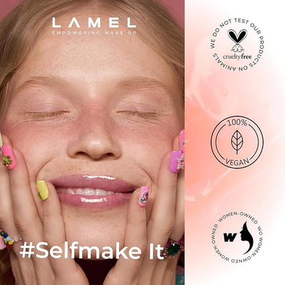 Hydrating Lip Oil LET`S GLAZE - Hydrating Lip Gloss Flavoring - Fat Oil Lip Gloss - Plumping & Glossy Balm - №402 Strawberry Jam