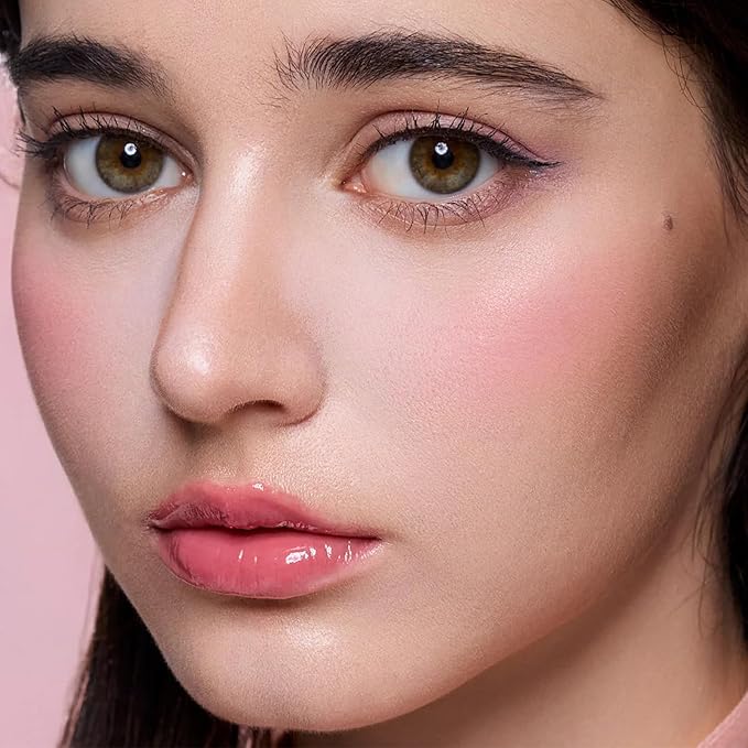 Flower Knows Butterfly Cloud Collar Rouge Box Highlighting & Blush Duo Powder 02 Seaborne Moon+Butterfly Cloud Collar Angled Powder Brush Frosty Wisteria