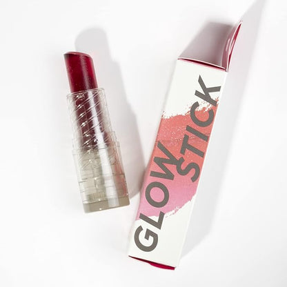 Pacifica Glow Stick Lip Oil Rosy Glow Sheer Rose Hydrating Lip Tint Balm, Moisturizing Glossy Oil for Dry Lips, Vitamin E Enriched, Non-Sticky Natural Shine, Vegan & Cruelty-Free Clean Beauty .14 oz