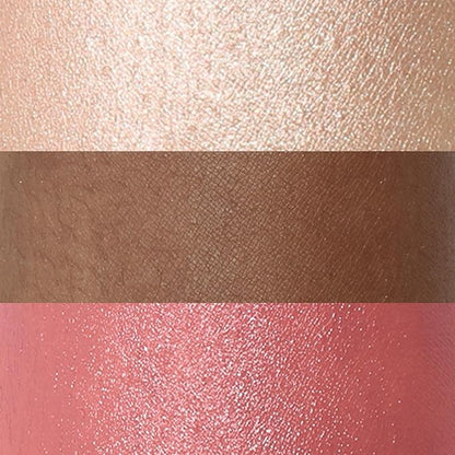 FOCALLURE 3 Pcs Cream Contour Sticks,Shades with Highlighter & Bronzer & Blush,Non-greasy Long-wear Face Contouring Pen,Easy to Sculpt the Face and Create a Lightweight Finishing Makeup,TAN