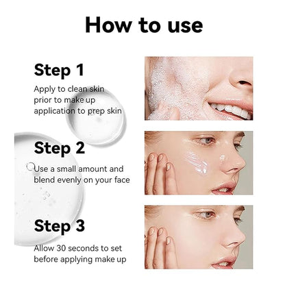 Hydrating Face Primer, Smooth Skin Base Primer for Oil Control & Long-lasting Moisturize, Pores Fine Lines Minimizer Foundation Primers for All Type, #03