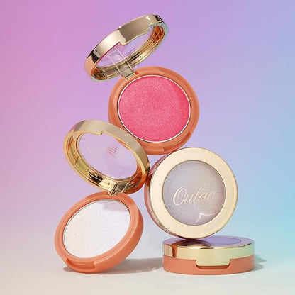 Oulac Light Blush For Cheeks Makeup for Natuural Radiant Look 14 One More Time F14 Blue Moon