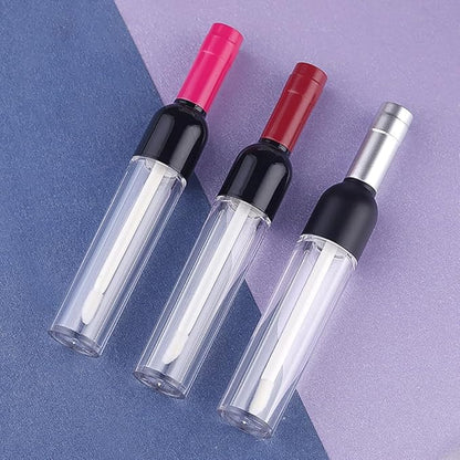 6 Pcs 5ml Clear Lip Gloss Tube With Wand Lip Glaze Tube Lip Oil Bottle Empty Liquid Lipstick Container Mini Refillable Makeup Container