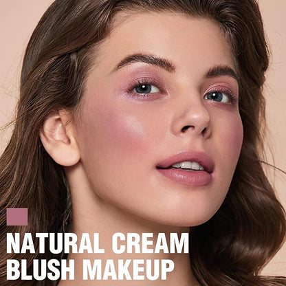 FOCALLURE Cream Blush Makeup,Buildable Blush Stick for Cheeks,Matte and Dewy Finish,Long Wearing,Easy Application,Lightweight Multi Stick,DUSTY ORCHID